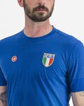 CASTELLI majica kratkih rukava - ITALIA MERINO - plava
