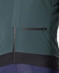 CASTELLI izolirana jakna - ALPHA DOPPIO RoS - zelena