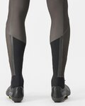 CASTELLI duge hlače s tregerima - UNLIMITED THERMAL - smeđa
