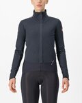 CASTELLI izolirana jakna - ALPHA DOPPIO ROS W - crna