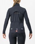 CASTELLI izolirana jakna - ALPHA DOPPIO ROS W - crna