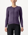 CASTELLI dres dugih rukava zimski - FLY LS W - ljubičasta