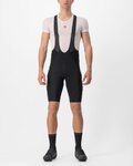 CASTELLI kratke hlače s tregerima - UNLIMITED THERMAL - crna