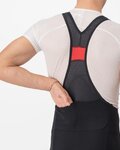 CASTELLI kratke hlače s tregerima - UNLIMITED THERMAL - crna
