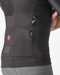 CASTELLI dres kratkih rukava - UNLIMITED PRO - antracitna