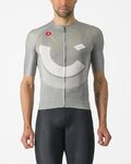 CASTELLI dres kratkih rukava - R-A/D - siva