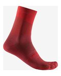 CASTELLI čarape klasične - ORIZZONTE 15 - crvena