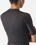 CASTELLI dres kratkih rukava - ESPRESSO W - antracitna