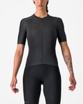 CASTELLI dres kratkih rukava - ESPRESSO W - antracitna