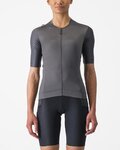 CASTELLI dres kratkih rukava - UNLIMITED PRO W - siva
