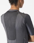 CASTELLI dres kratkih rukava - UNLIMITED PRO W - siva