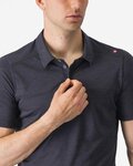 CASTELLI Polo majica - MERINO POLO - antracitna