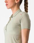 CASTELLI Polo majica - MERINO W POLO - zelena