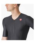 CASTELLI kombinezon - SANREMO ULTRA SPEEDSUIT - crna