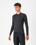 CASTELLI dres dugih rukava zimski - ESPRESSO THERMAL - antracitna