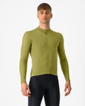 CASTELLI dres dugih rukava zimski - ESPRESSO THERMAL - zelena