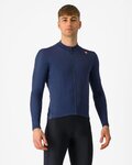 CASTELLI dres dugih rukava zimski - ESPRESSO THERMAL - plava