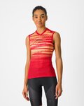 CASTELLI dres bez rukava - INSIDER 2 W - crvena