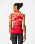 CASTELLI dres bez rukava - INSIDER 2 W - crvena