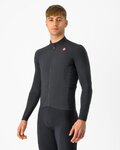 CASTELLI dres dugih rukava zimski - AERO RACE - crna