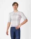 CASTELLI dres kratkih rukava - CLIMBER´S A/C - srebrna/siva