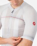 CASTELLI dres kratkih rukava - CLIMBER´S A/C - srebrna/siva