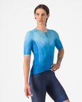 CASTELLI dres kratkih rukava - A/C W - plava