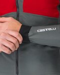 CASTELLI jakna otporna na vjetar - FLY UNLTD - crvena/siva