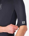 CASTELLI jakna otporna na vjetar - DO.DI.CI. SHORT SLEEVE - crna