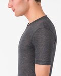 CASTELLI majica kratkih rukava - MEDIO BASE LAYER - siva