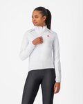 CASTELLI vodootporna jakna - EMERGENCY 3 W RAIN - bijela