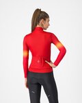 CASTELLI dres dugih rukava zimski - CORSO THERMAL - crvena