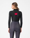 CASTELLI majica dugih rukava - FLANDERS 2 WARM W - crna