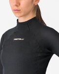 CASTELLI majica dugih rukava - FLANDERS 2 WARM W - crna