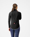 CASTELLI vodootporna jakna - ULTRA W RAIN CAPE - crna