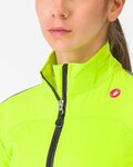 CASTELLI vodootporna jakna - ULTRA W RAIN CAPE - zelena