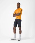 CASTELLI dres kratkih rukava - ENTRATA APEX - narančasta