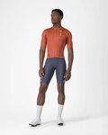 CASTELLI dres kratkih rukava - DRITTONE LOGO - crvena