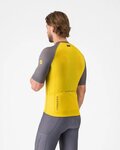 CASTELLI dres kratkih rukava - UNLIMITED ENDURANCE 3 - žuta/siva