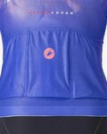 CASTELLI dres kratkih rukava - CLIMBER'S A/C W - plava
