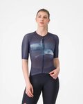 CASTELLI dres kratkih rukava - CLIMBER'S A/C W - ljubičasta