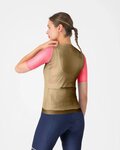 CASTELLI dres kratkih rukava - CORRETTO W - zlatna/ružičasta