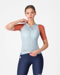 CASTELLI dres kratkih rukava - CORRETTO W - plava/crvena