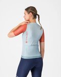 CASTELLI dres kratkih rukava - CORRETTO W - plava/crvena