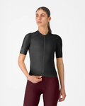 CASTELLI dres kratkih rukava - ESPRESSO 2 W - crna