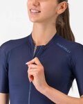 CASTELLI dres kratkih rukava - ESPRESSO 2 W - plava