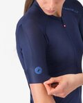 CASTELLI dres kratkih rukava - ESPRESSO 2 W - plava