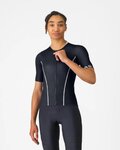 CASTELLI dres kratkih rukava - ANIMA FLOW - crna