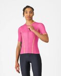 CASTELLI dres kratkih rukava - ANIMA FLOW - ružičasta