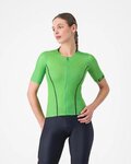 CASTELLI dres kratkih rukava - ANIMA FLOW - zelena/crna